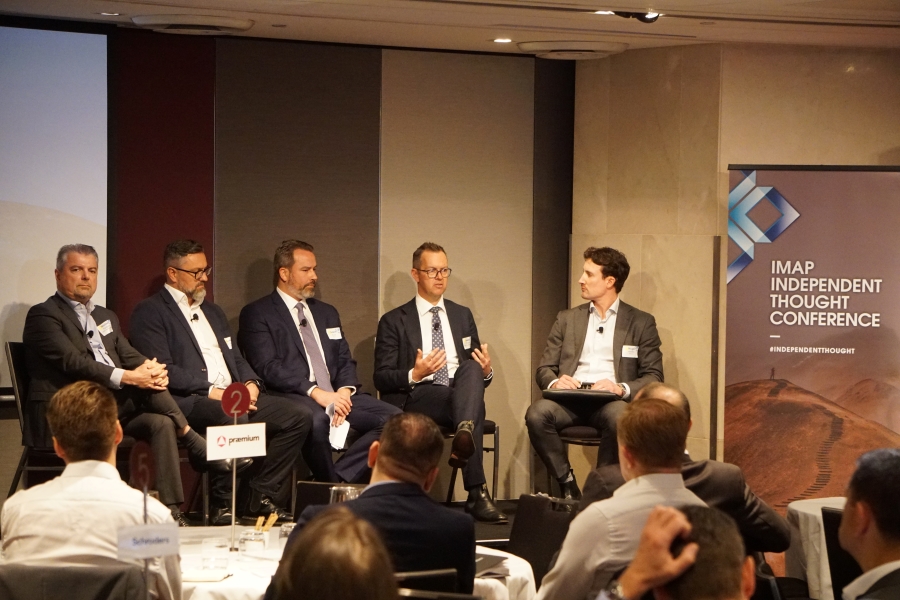 IMAP Independent Thought Conference Panel discussing fIxed interest outlook & portfolio settings