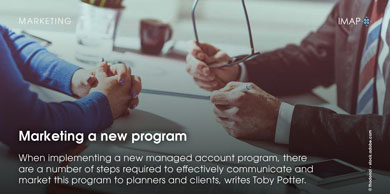 Marketing a new program